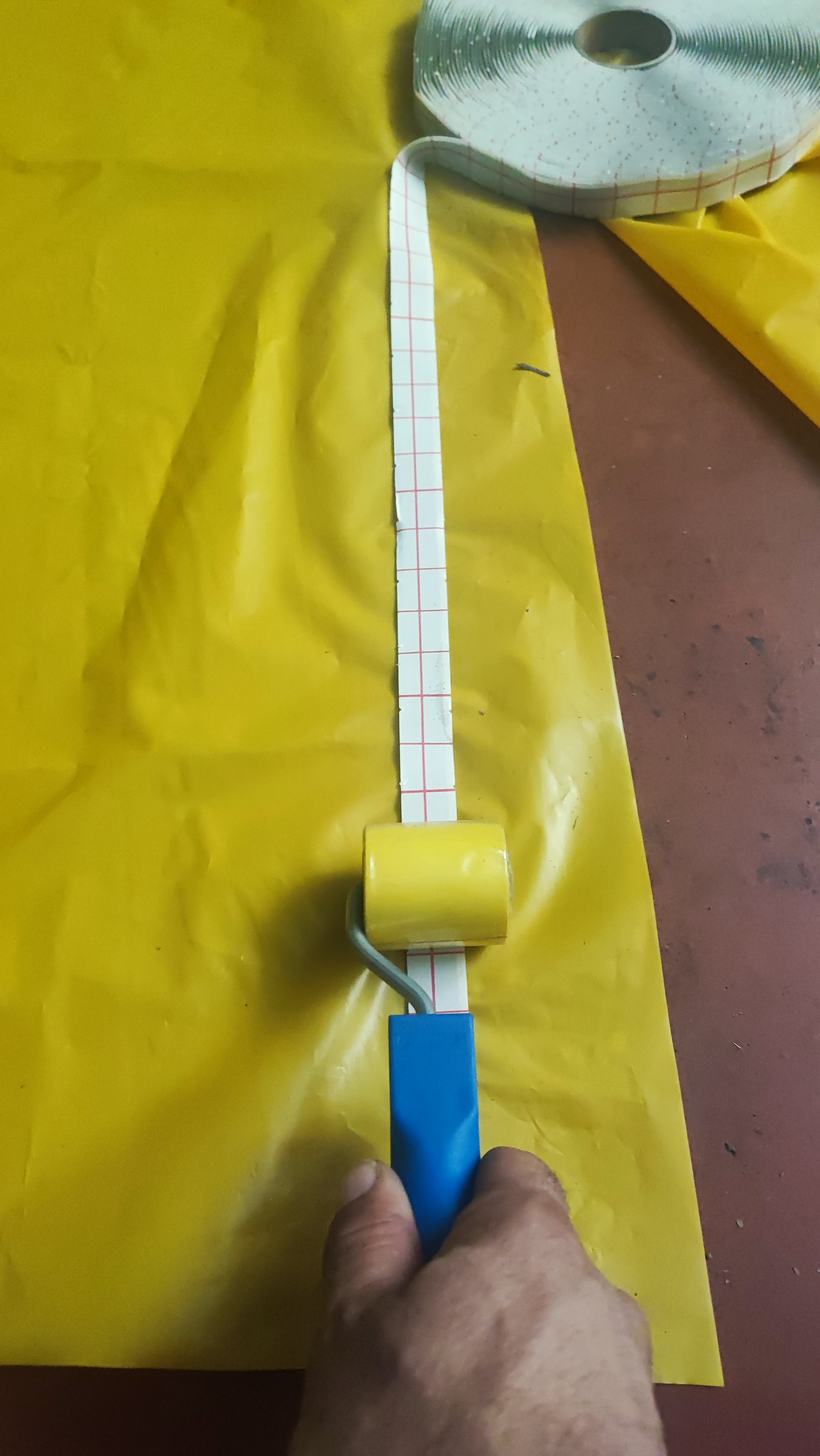 sellado barrera gas radon