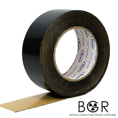 Cinta BGR Hermetic de 100 mm para sellado de barreras contra gas radón