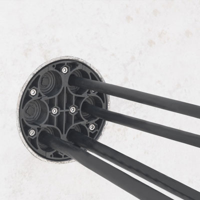 Sellado de cables estanco al agua y gas